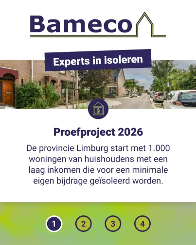 Provincie Limburg start isolatieproject